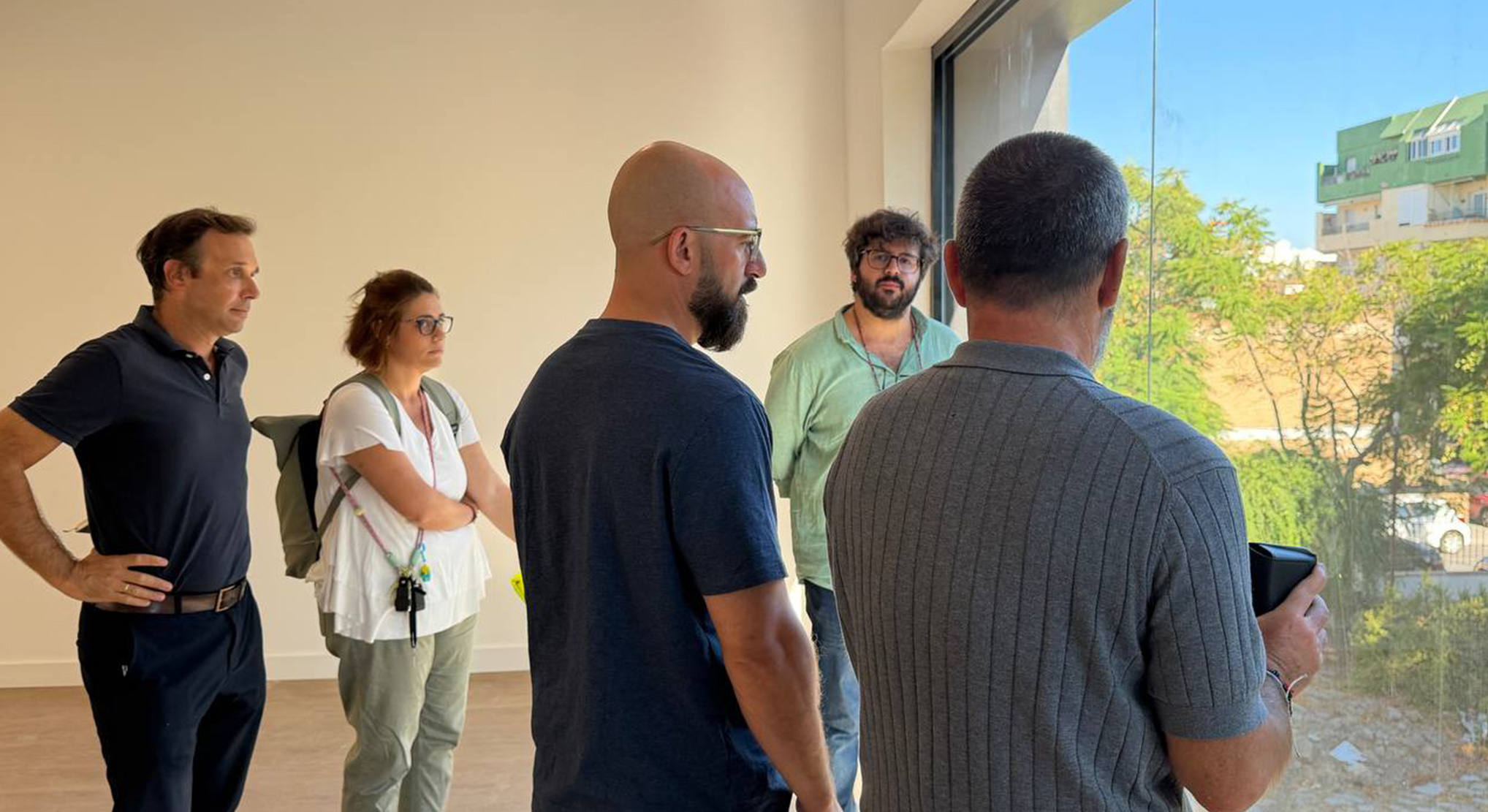 Germán Beardo supervisa la finalización de las obras de la primera fase del Hub Tecnológico en la Casa de la Cultura