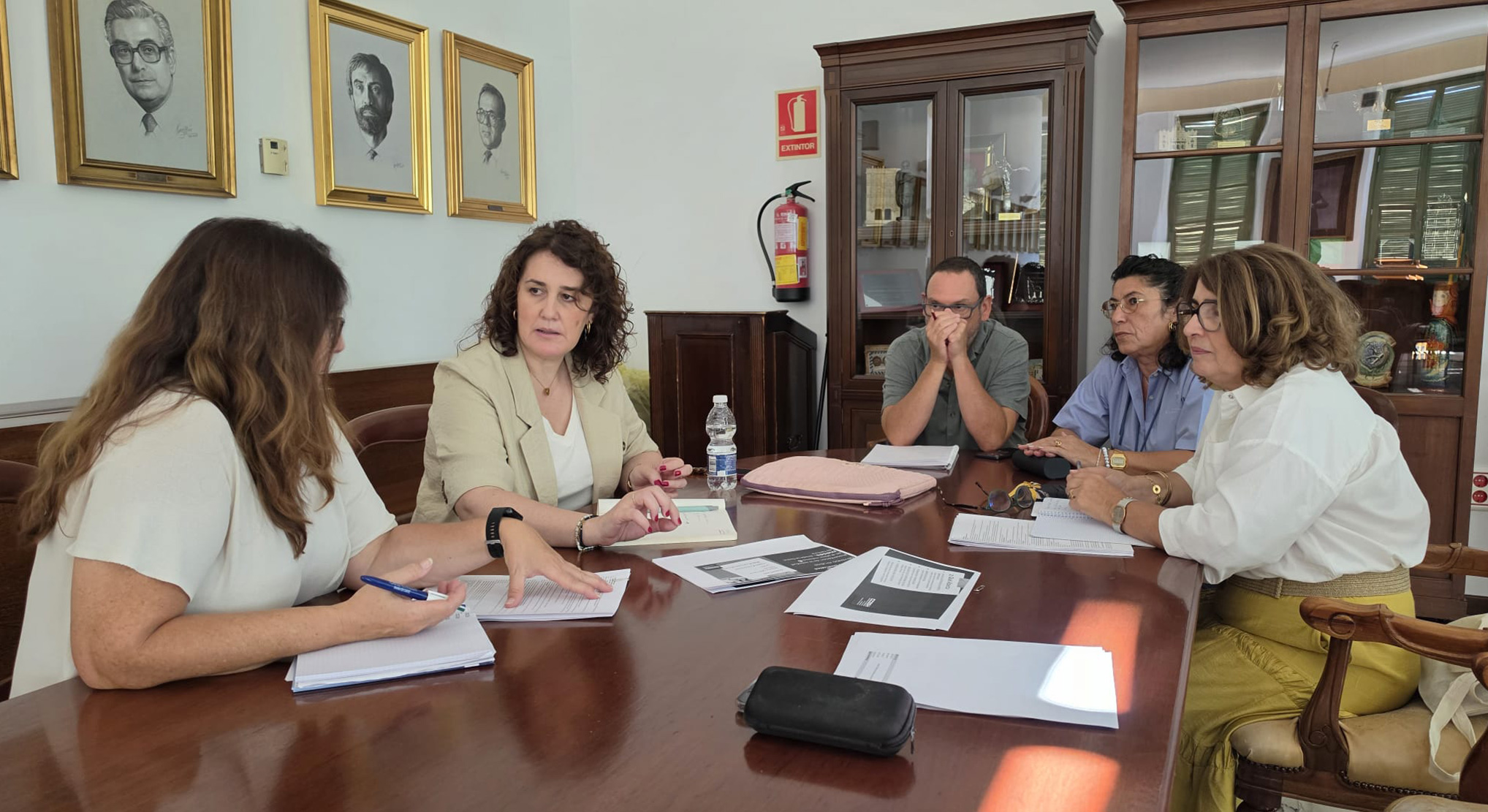 Olga de Navas continúa con CCOO la ronda de reuniones con las organizaciones sindicales del Ayuntamiento