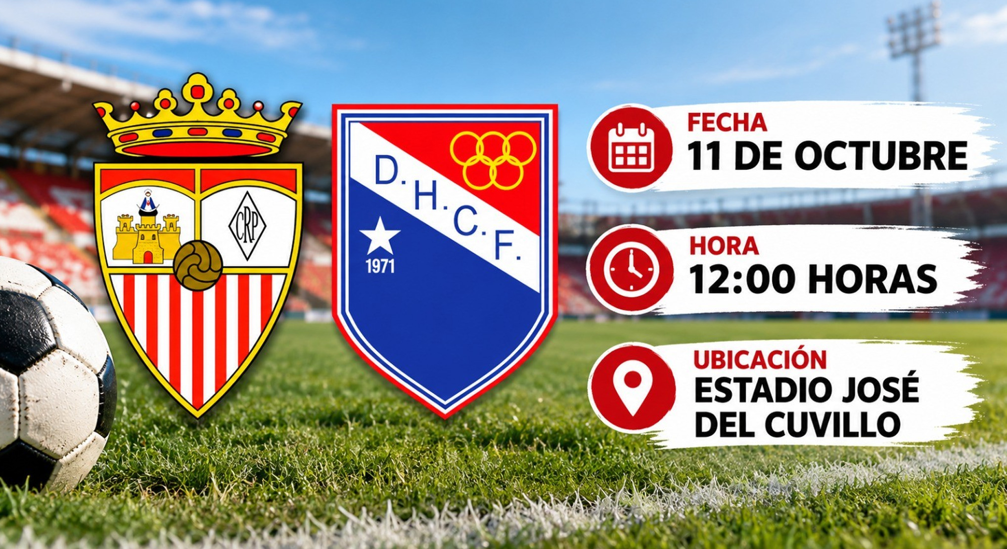 Radio Puerto vuelve este domingo al José del Cuvillo para retransmitir el Racing-Dos Hermanas CF 1971