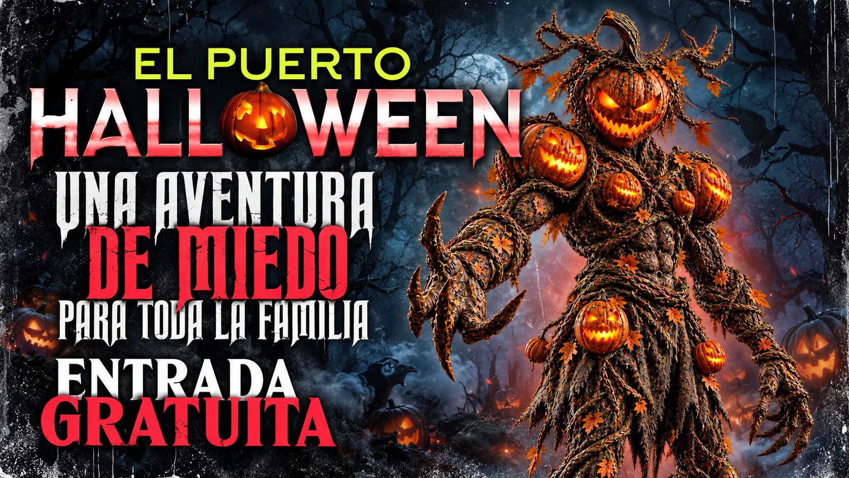 El Puerto vivirá un Halloween de película con una espectacular experiencia inmersiva inédita en la provincia