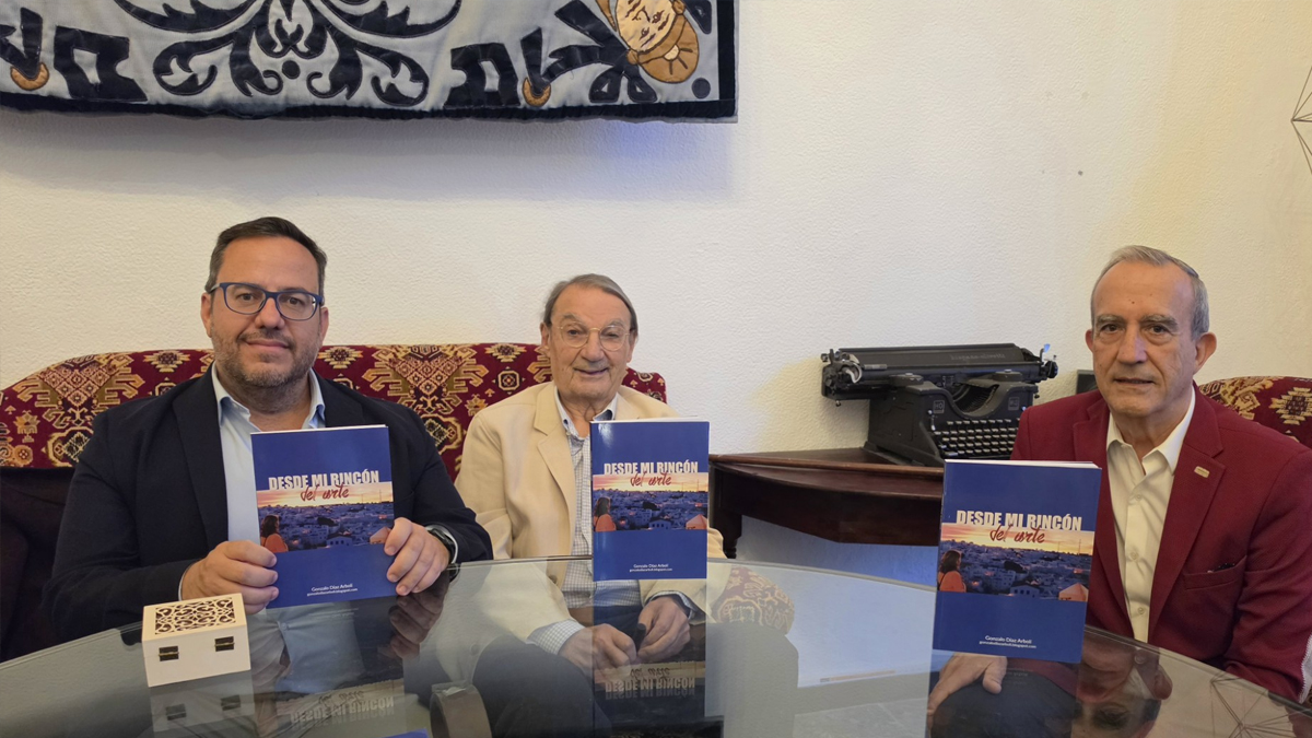Gonzalo Díaz Arbolí presentó en la Academia de Bellas Artes Santa Cecilia “Desde mi rincón del arte”