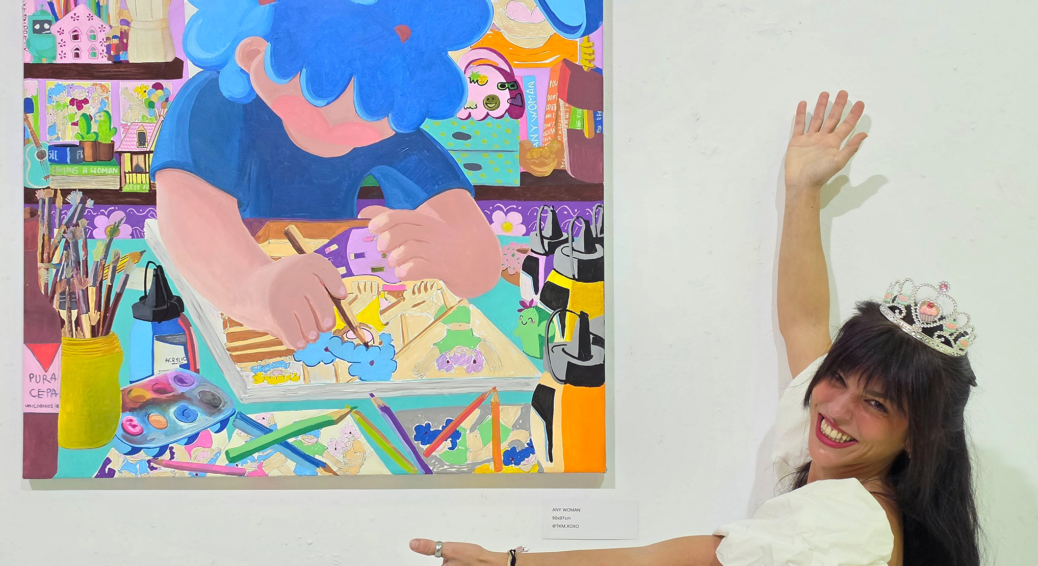 El Centro Cultural Alfonso X acoge hasta el 14 de noviembre la muestra de Nena Loaysa 'Una chuchería súper dulce'