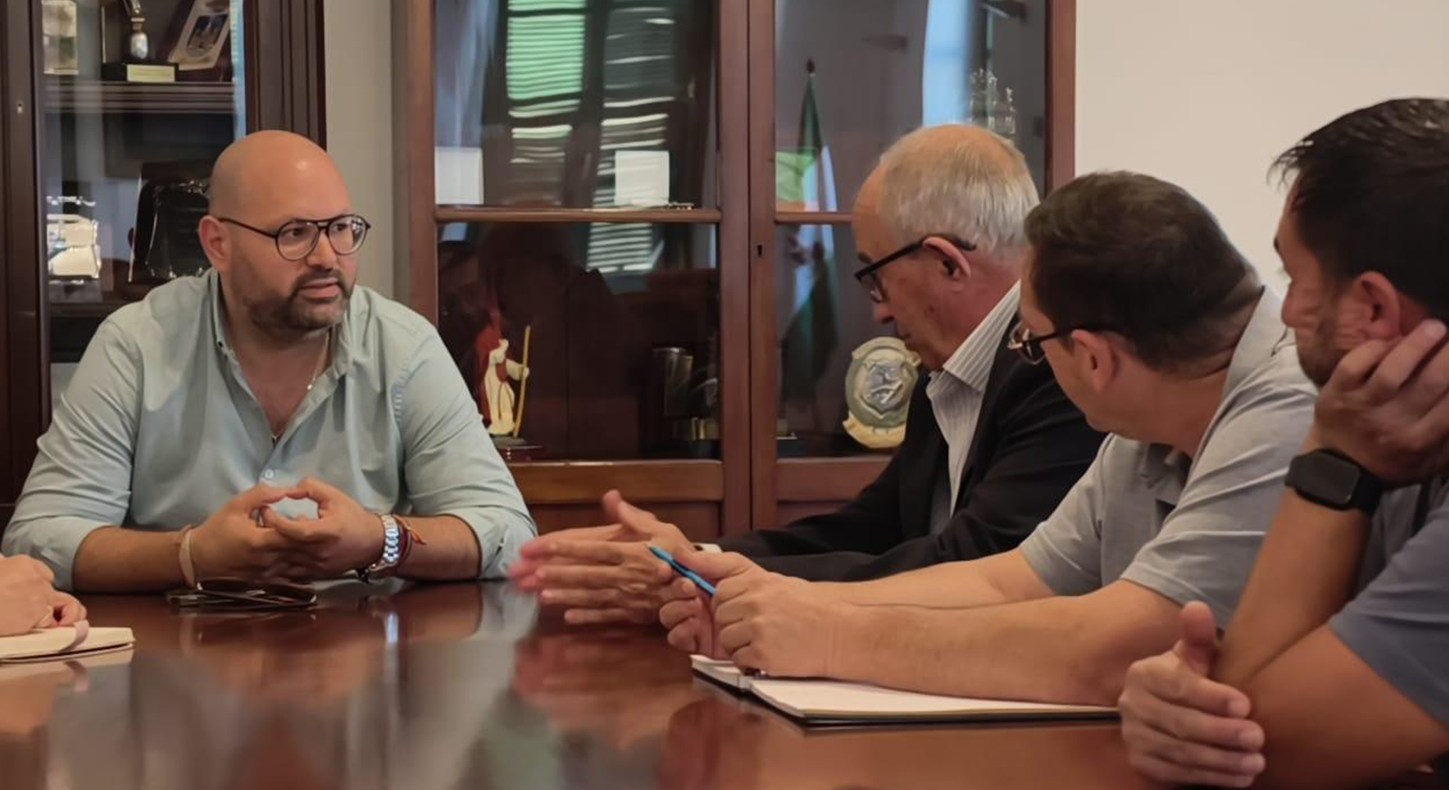 Relaciones con la Ciudadanía avanza en la preparación de la Navidad junto a la Asociación de Belenistas Portuense Ángel Martínez