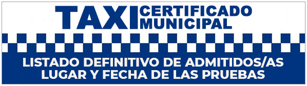 Certificado Taxi