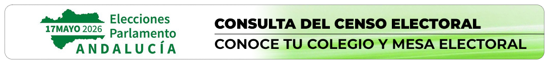Consulta del Censo Electoral - Elecciones al Parlamento de Andalucía 2026