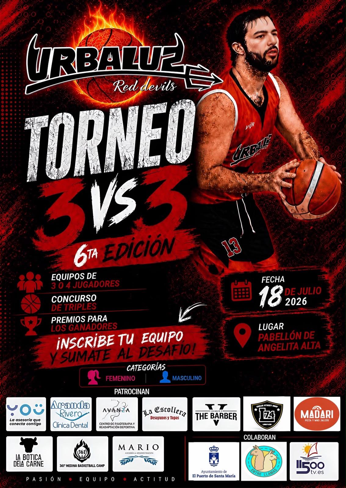 Torneo 3x3 Urbaluz Red Devils