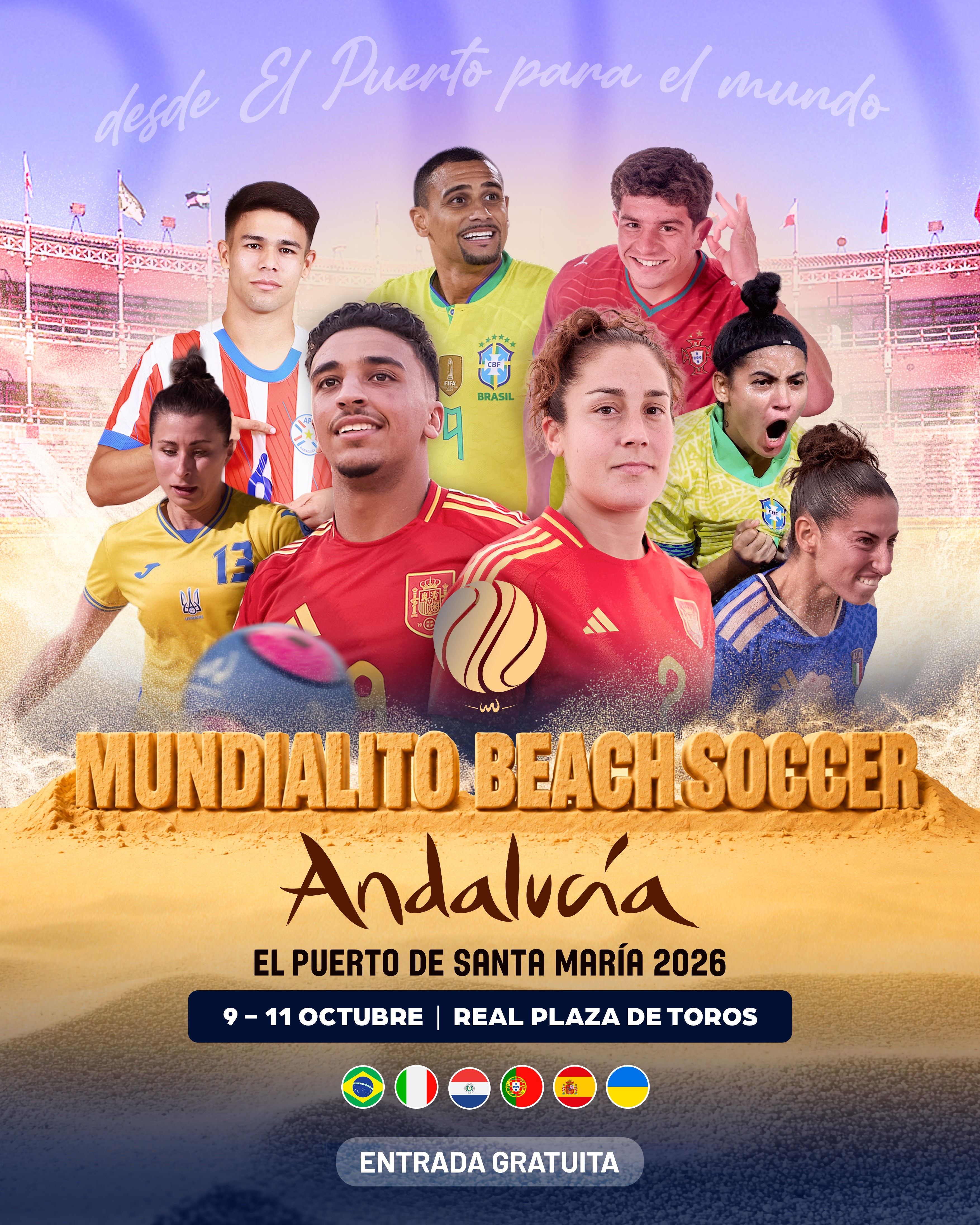 Mundialito Beach Soccer Andalucía El Puerto de Santa María 2026