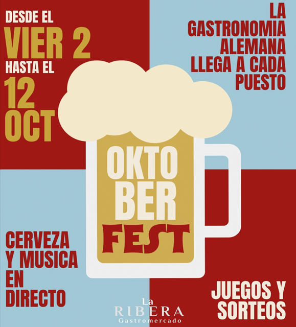 I Octoberfest en La Ribera Gastromercado