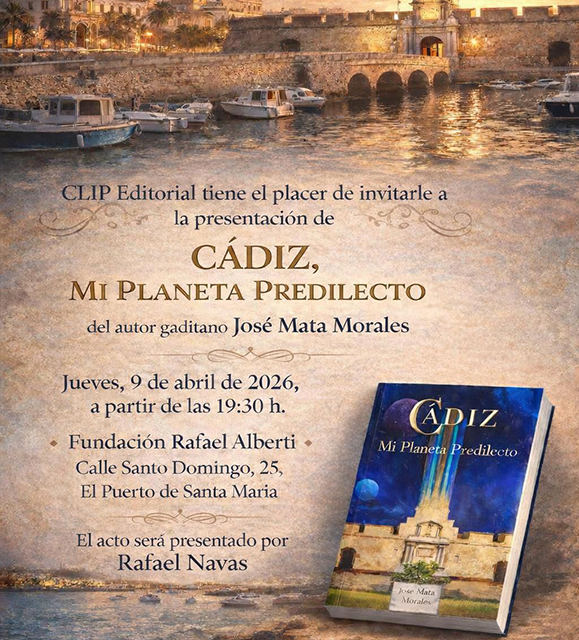 Presentación de libro. Cádiz, mi Planeta Predilecto