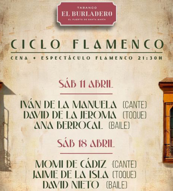 Ciclo Flamenco en Tabanco El Burladero. Momi de Cádiz
