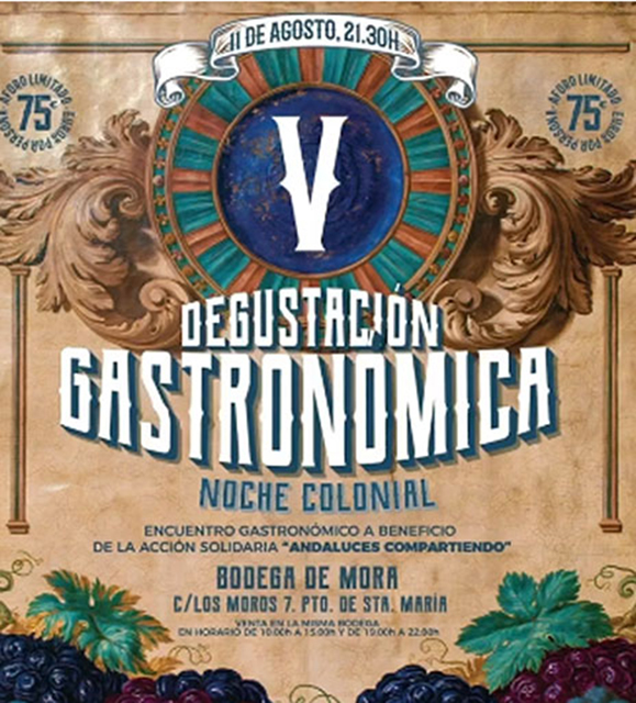 V Degustación Gastronómica. Noche Colonial