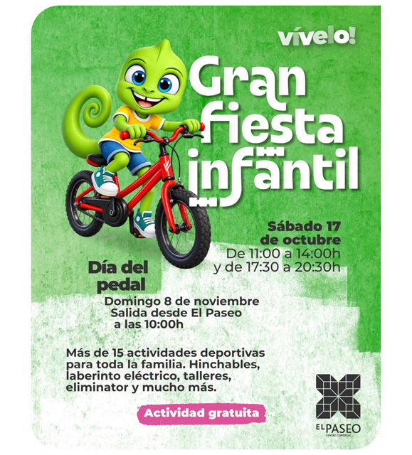 Fiesta Infantil · Día del Pedal 2026