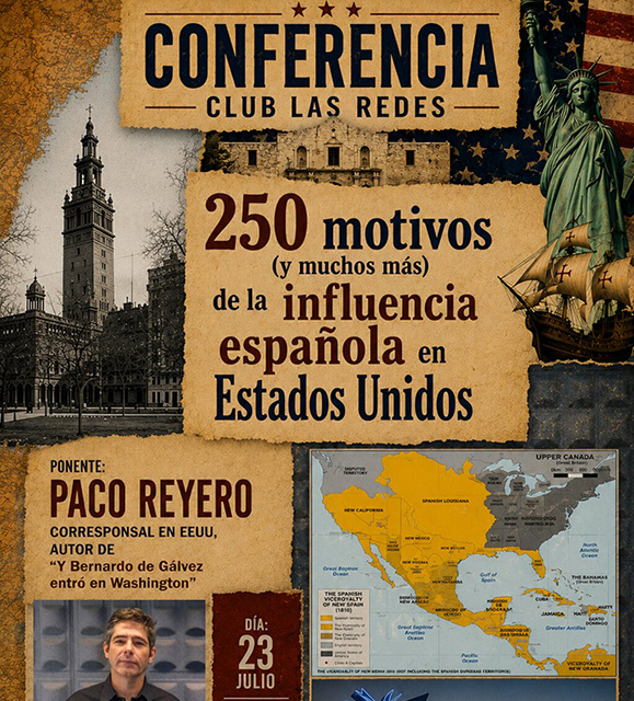 Charla. 250 motivos (y muchos más) de la influencia española en Estados Unidos