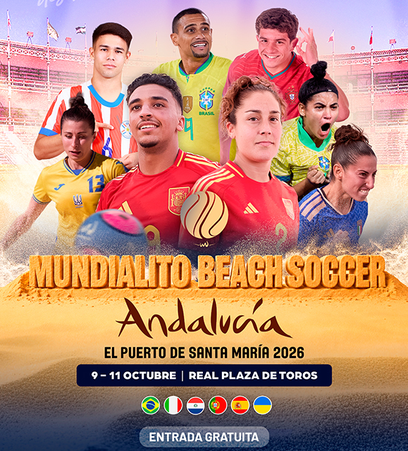 Mundialito Beach Soccer Andalucía El Puerto de Santa María 2026