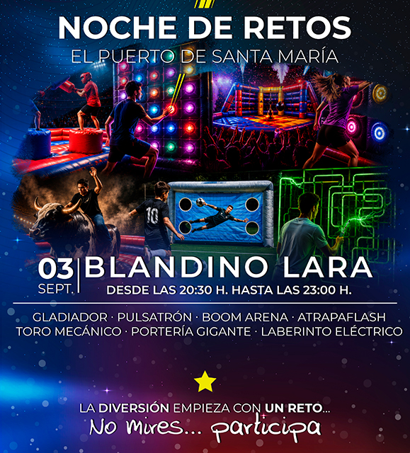 Noche de retos · Blandino Lara