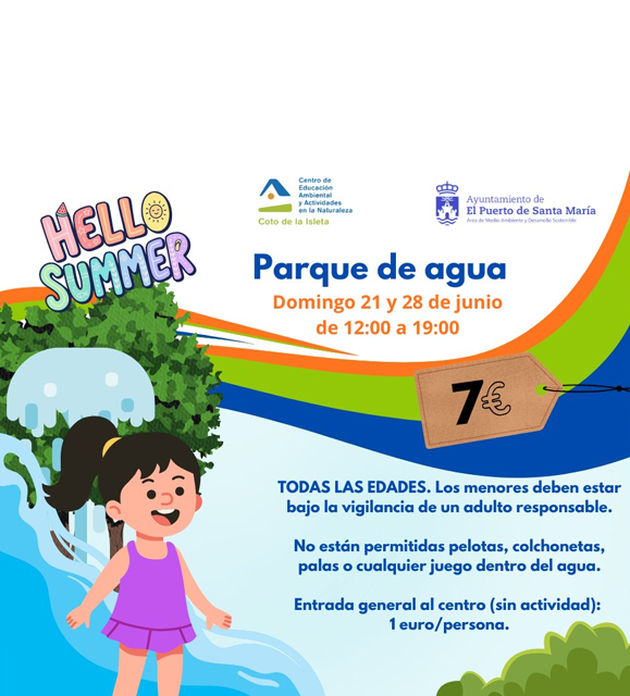 Coto de la Isleta · Parque de agua