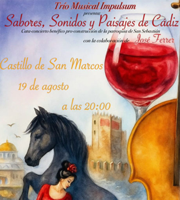 Cata-concierto benéfico. Sabores, sonidos y paisajes de Cádiz