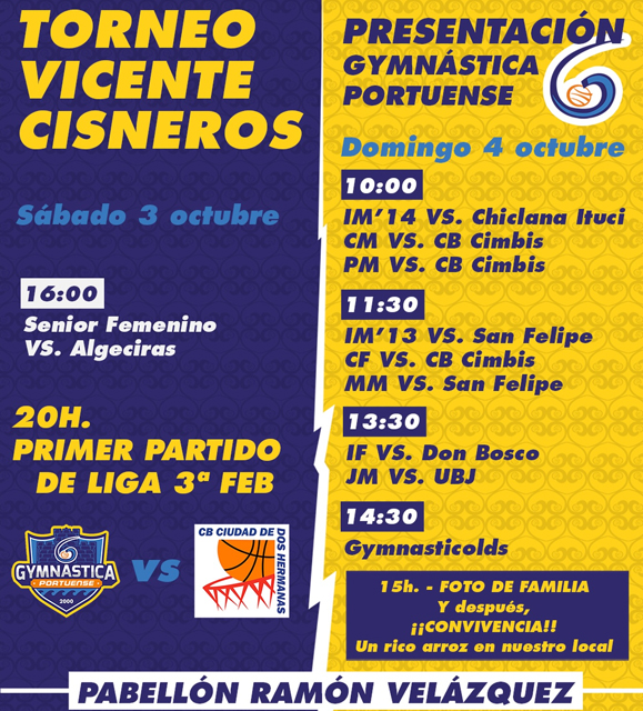 Baloncesto · Torneo Vicente Cisneros